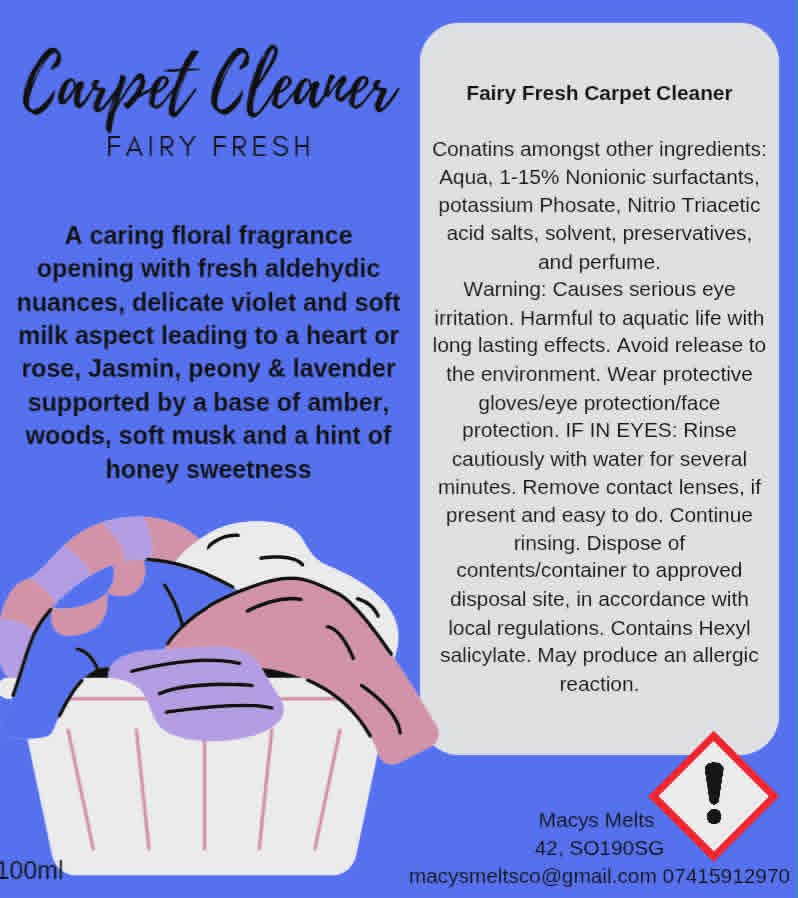 Carpet Cleaner Concentrate