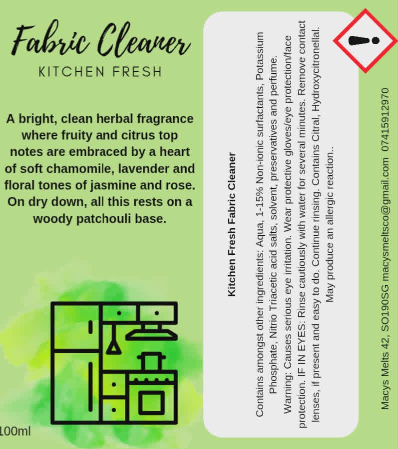 Fabric Cleaner Concentrate