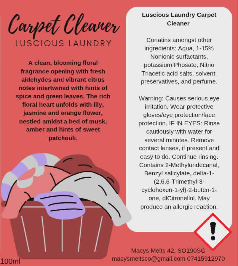 Carpet Cleaner Concentrate