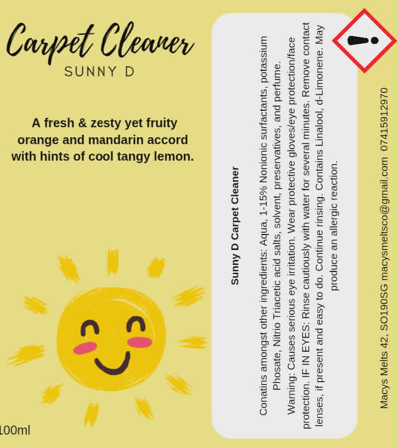 Carpet Cleaner Concentrate