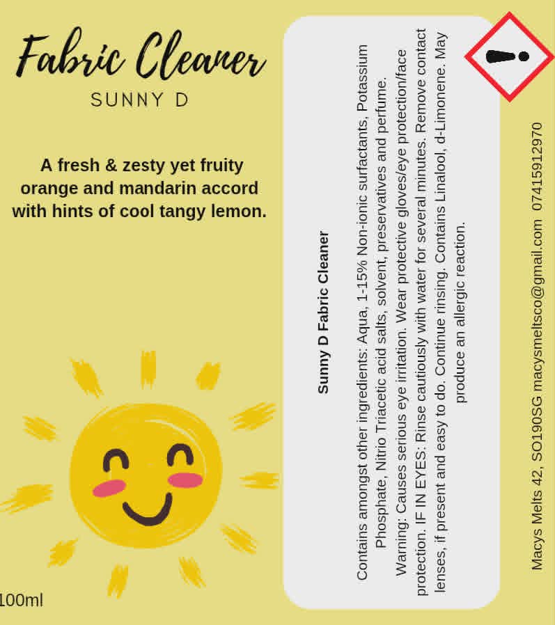 Fabric Cleaner Concentrate